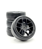 RIDE USA 24mm Belted Slick Touring Car Tire NEW Stock Slick Pre Glued Choose Your Wheel 36087