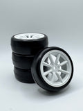 RIDE USA 24mm Belted Slick Touring Car Tire NEW Stock Slick Pre Glued Choose Your Wheel 36087