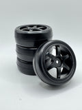 RIDE USA 24mm Belted Slick Touring Car Tire NEW Stock Slick Pre Glued Choose Your Wheel 36087