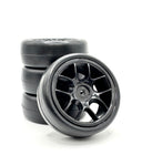 RIDE USA 24mm Belted Slick Touring Car Tire NEW Stock Slick Pre Glued Choose Your Wheel 36087