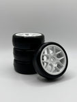 RIDE USA 24mm Belted Slick Touring Car Tire NEW Stock Slick Pre Glued Choose Your Wheel 36087
