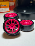 RIDE USA 1/10 M-Chassis High Grip Tires MT30R (Low Temp),4pcs. 24403 Pre glued set