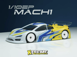 Xtreme Aerodynamics MACH1 1/10 EP MATRIX BODY LIGHT 58 GRAMS